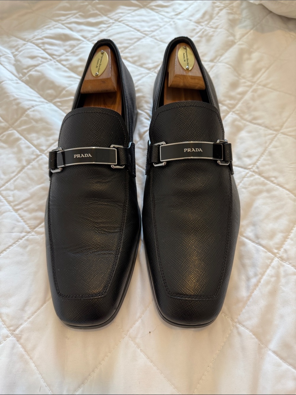 Men’s Prada Saffiano Black Loafers - Picture 5 of 5
